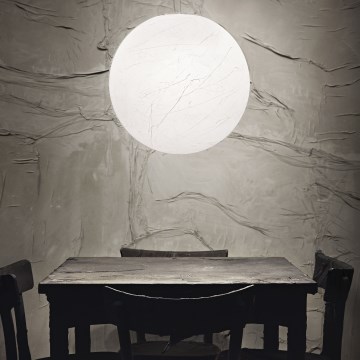 Ideal Lux - Luster na sajli CARTA 1xE27/25W/230V pr. 40 cm bijela