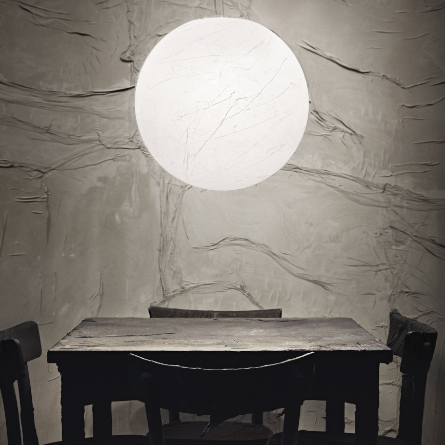 Ideal Lux - Luster na sajli CARTA 1xE27/25W/230V pr. 40 cm bijela