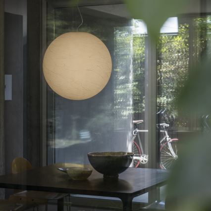 Ideal Lux - Luster na sajli CARTA 1xE27/25W/230V pr. 50 cm bijela