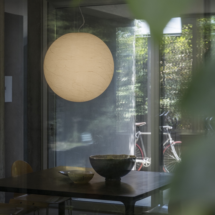 Ideal Lux - Luster na sajli CARTA 1xE27/25W/230V pr. 50 cm bijela