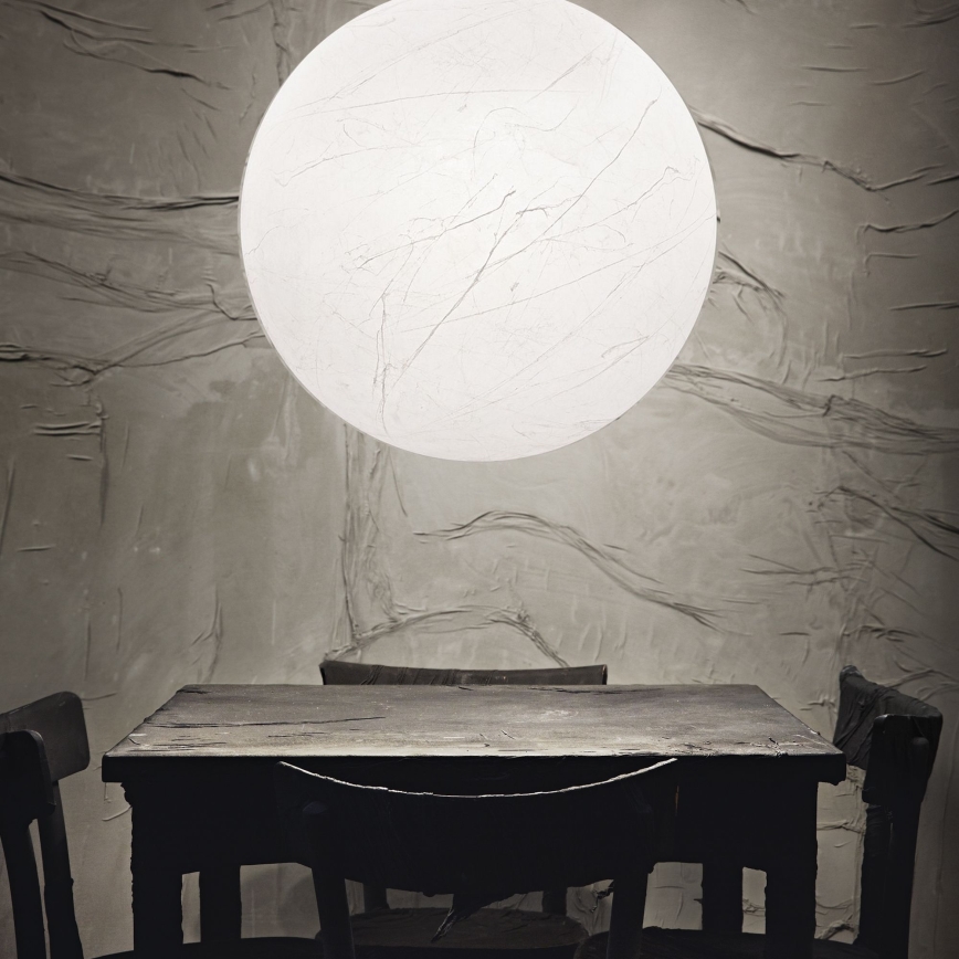 Ideal Lux - Luster na sajli CARTA 1xE27/60W/230V pr. 60 cm bijela