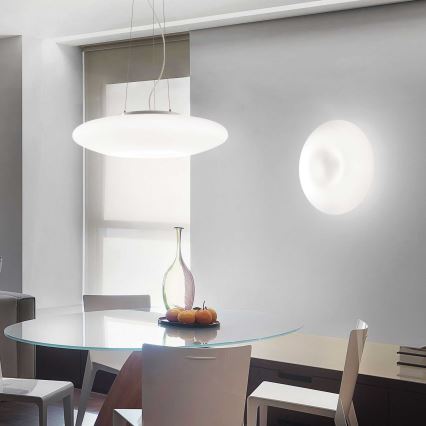 Ideal Lux - Luster na sajli GLORY 3xE27/60W/230V Ø 50 cm bijela