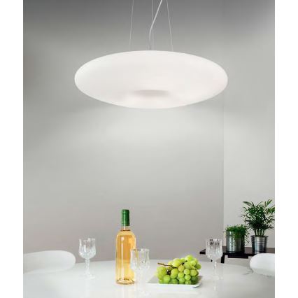 Ideal Lux - Luster na sajli GLORY 3xE27/60W/230V Ø 50 cm bijela