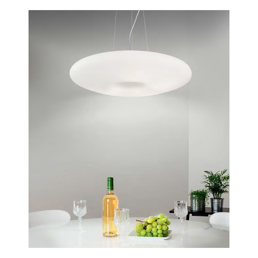 Ideal Lux - Luster na sajli GLORY 3xE27/60W/230V Ø 50 cm bijela