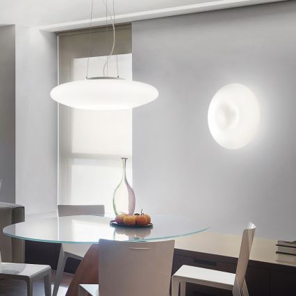 Ideal Lux - Luster na sajli GLORY 5xE27/60W/230V Ø 60 cm bijela