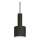 Ideal Lux - Luster na sajli HOLLY 1xE27/60W/230V pr. 12 cm crna