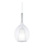 Ideal Lux - Luster na sajli KALIQUE 1x E27/42W/230V Ø 18 cm proziran