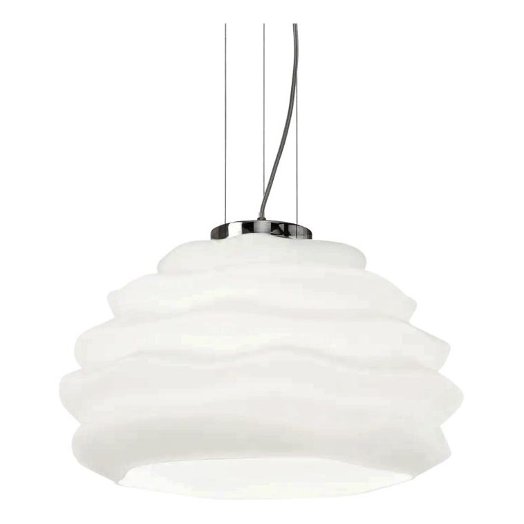 Ideal Lux - Luster na sajli KARMA 1xE27/60W/230V pr. 39 cm bijela