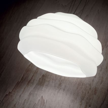 Ideal Lux - Luster na sajli KARMA 1xE27/60W/230V pr. 39 cm bijela