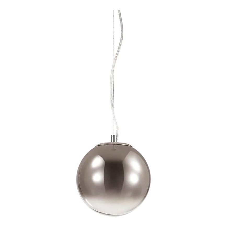 Ideal Lux - Luster na sajli MAPA 1xE27/42W/230V pr. 20 cm siva/dimna