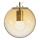 Ideal Lux - Luster na sajli MAPA 1xE27/42W/230V pr. 20 cm zlatna/dimna