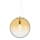 Ideal Lux - Luster na sajli MAPA 1xE27/42W/230V pr. 40 cm zlatna/dimna