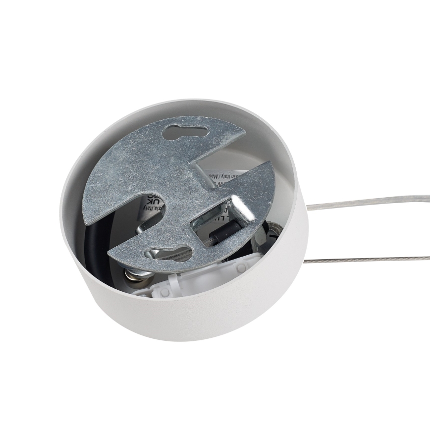 Ideal Lux - Luster na sajli MAPA 1xE27/42W/230V Ø 20 cm bijela