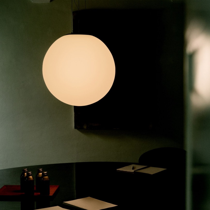 Ideal Lux - Luster na sajli MAPA 1xE27/42W/230V Ø 40 cm bijela