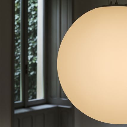 Ideal Lux - Luster na sajli MAPA 1xE27/42W/230V Ø 40 cm bijela