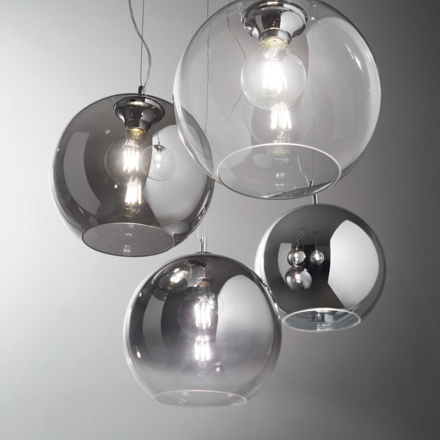 Ideal Lux - Luster na sajli NEMO 1xE27/42W/230V pr. 30 cm dimna
