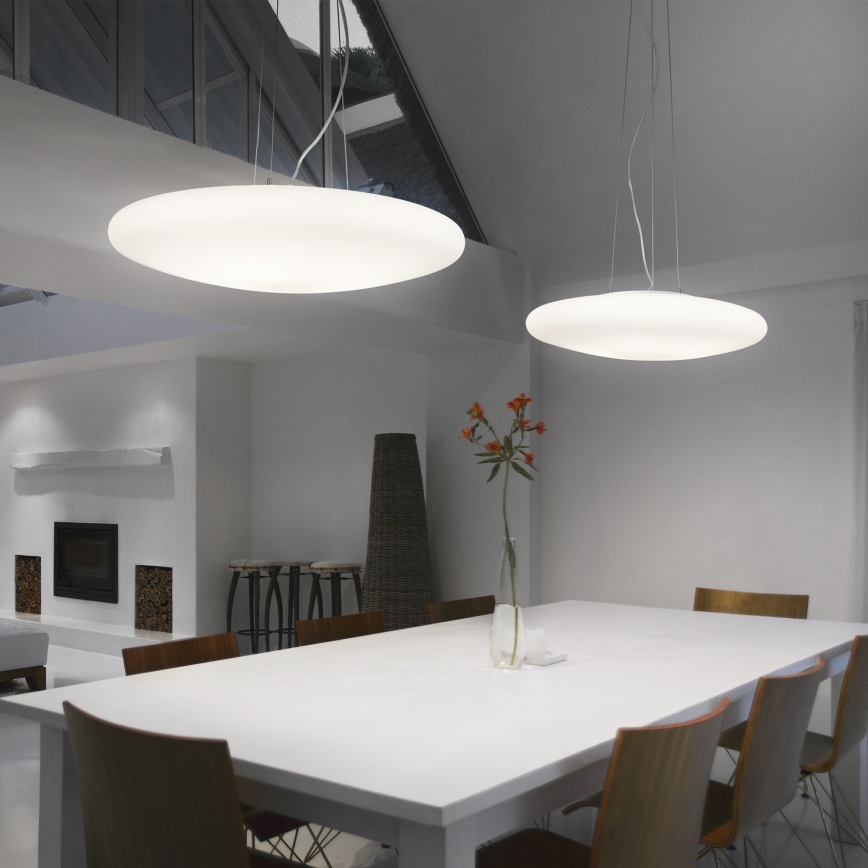 Ideal Lux - Luster na sajli SMARTIES 3xE27/42W/230V 50 cm bijela