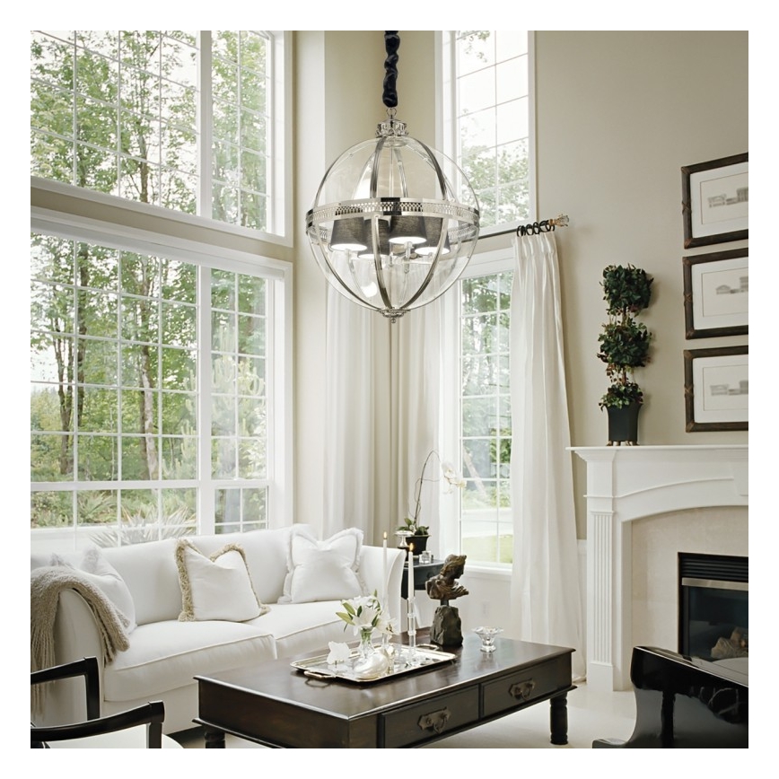 Ideal Lux - Luster na sajli WORLD 4xE14/40W/230V