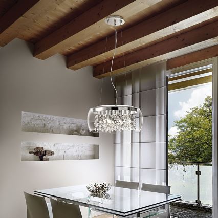 Ideal Lux - Luster na užetu AUDI 8xG9/40W/230V promjer 50 cm