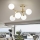 Ideal Lux - Plafonski luster NODI 5xE14/28W/230V 50x55 cm mesing/bijela
