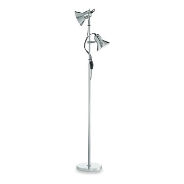 Ideal Lux - Podna lampa POLLY 2xE27/60W/230V sjajni krom