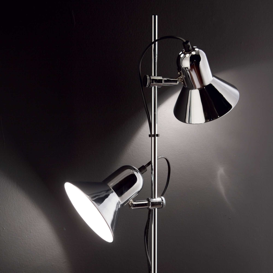 Ideal Lux - Podna svjetiljka 2xE27/60W/230V crna