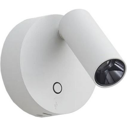 Ideal Lux - LED prigušiva dodirna zidna spot svjetiljka ELF LED/3W/230V CRI 95 bijela