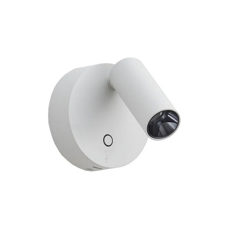 Ideal Lux - LED prigušiva dodirna zidna spot svjetiljka ELF LED/3W/230V CRI 95 bijela