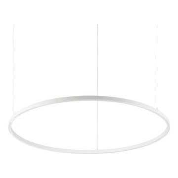 Ideal Lux - prigušivi LED viseći luster na sajli ORACLE SLIM LED/42W/230V 3000K CRI 90 Ø 90 cm bijela
