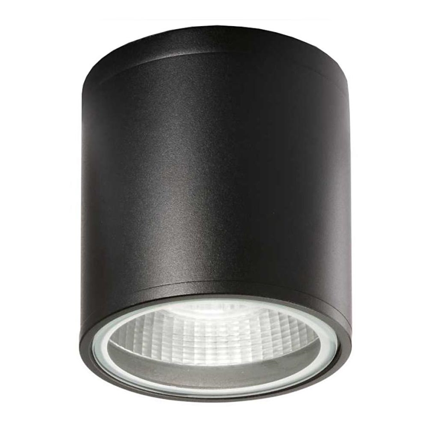 Ideal Lux - Reflektorska svjetiljka za kupaonicu GUN 1xGU10/28W/230V IP44 crna