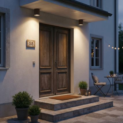 Ideal Lux - Reflektorska svjetiljka za kupaonicu GUN 1xGU10/28W/230V IP55 smeđa