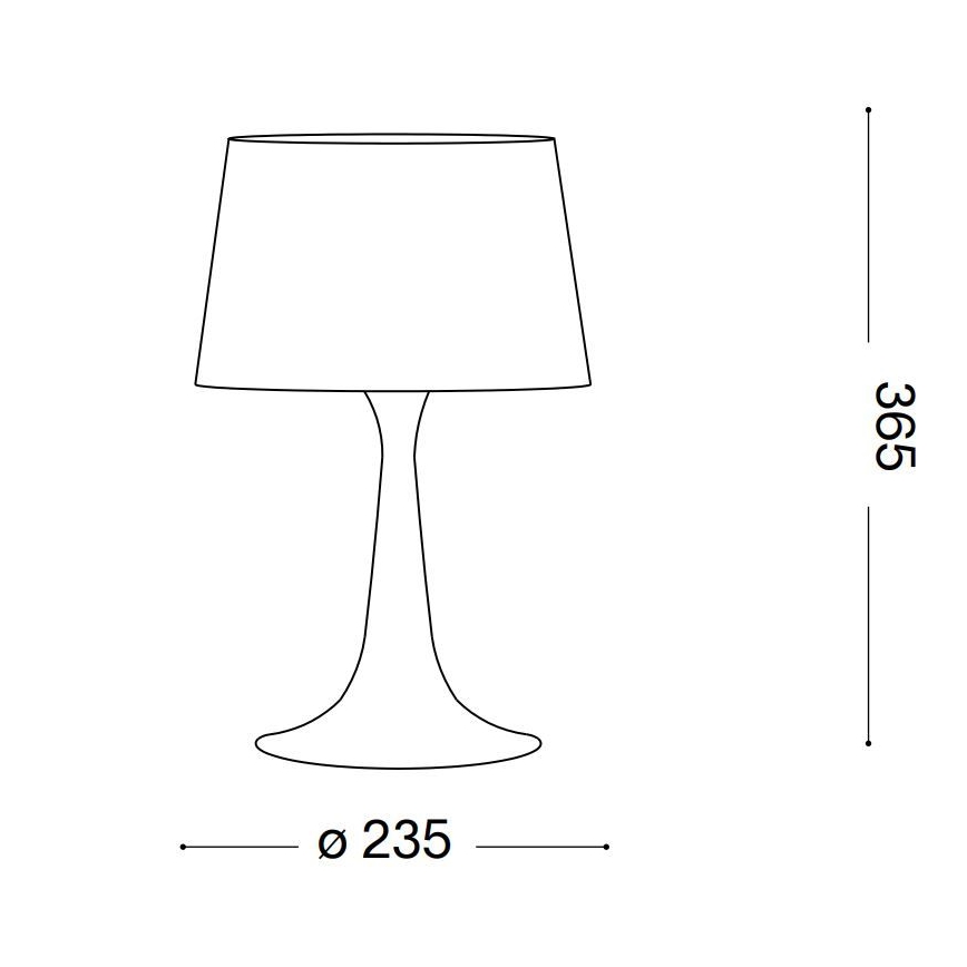 Ideal Lux - Stolna lampa 1xE27/60W/230V
