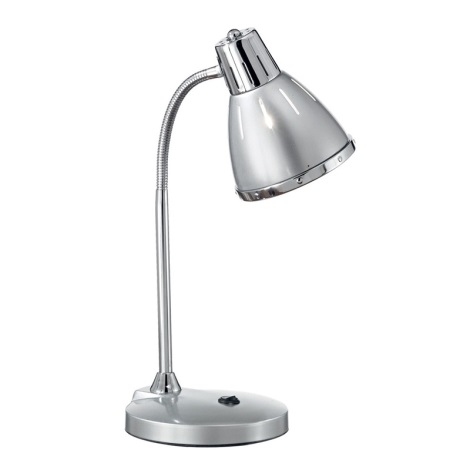 Ideal Lux - Stolna lampa 1xE27/60W/230V srebrna