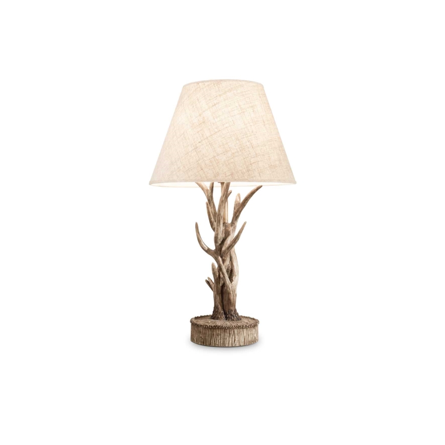 Ideal Lux - Stolna lampa CHALET 1xE27/60W/230V rogovlje