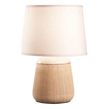 Ideal Lux - Stolna lampa KALI 1xE14/40W/230V keramika/krem/bež