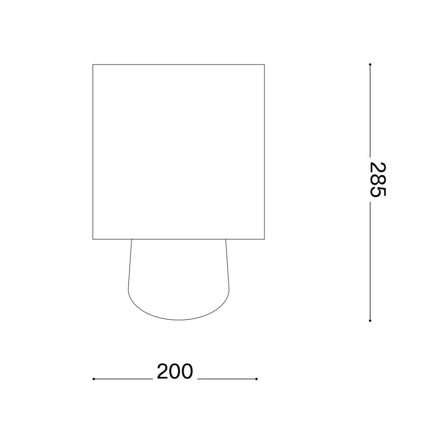 Ideal Lux - Stolna lampa KALI 1xE14/40W/230V keramika/krem/bež