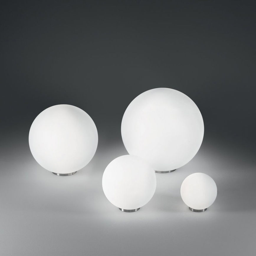 Ideal Lux - Stolna lampa MAPA 1xE27/42W/230V Ø 20 cm bijela