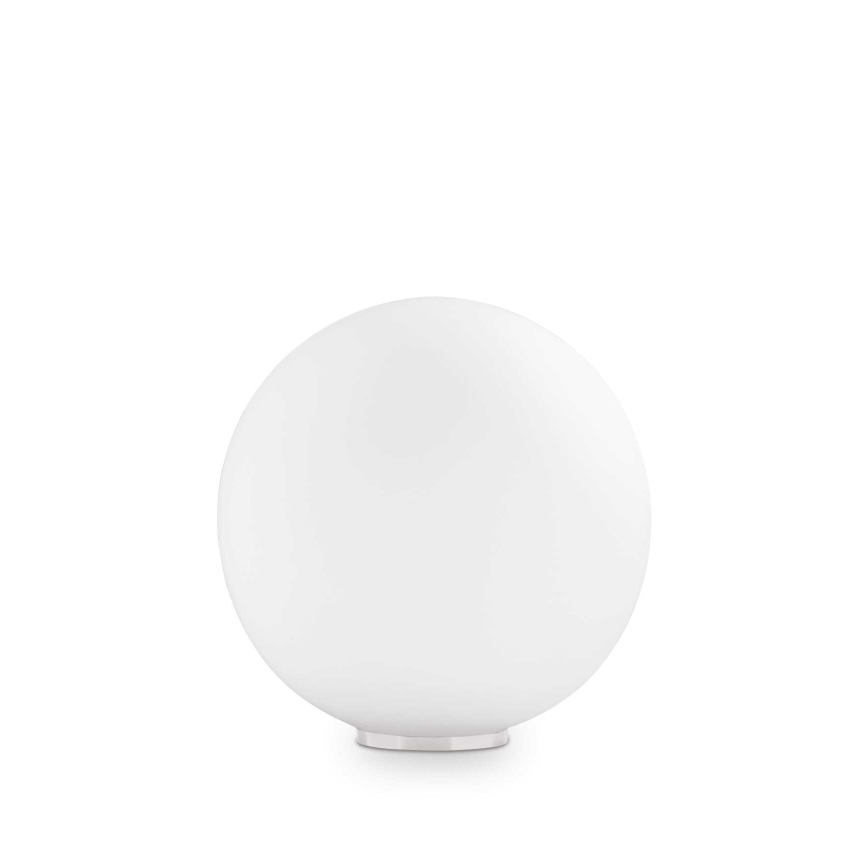 Ideal Lux - Stolna svjetiljka MAPA 1xE27/42W/230V Ø 30 cm bijela