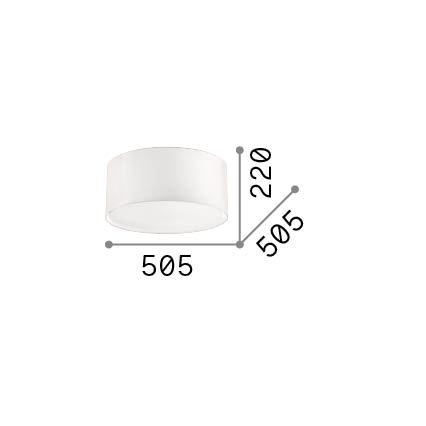 Ideal Lux - Stropna svjetiljka 3xE27/60W/230V