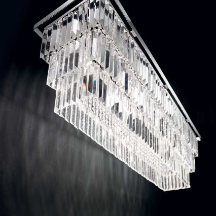 Ideal Lux - Stropna svjetiljka MARTINEZ 8xE14/40W/230V sjajni krom