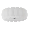 Ideal Lux - Stropna svjetiljka OVALINO 8xE27/60W/230V, promjer 53,5 cm, bijela