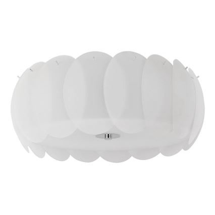 Ideal Lux - Stropna svjetiljka OVALINO 8xE27/60W/230V, promjer 53,5 cm, bijela