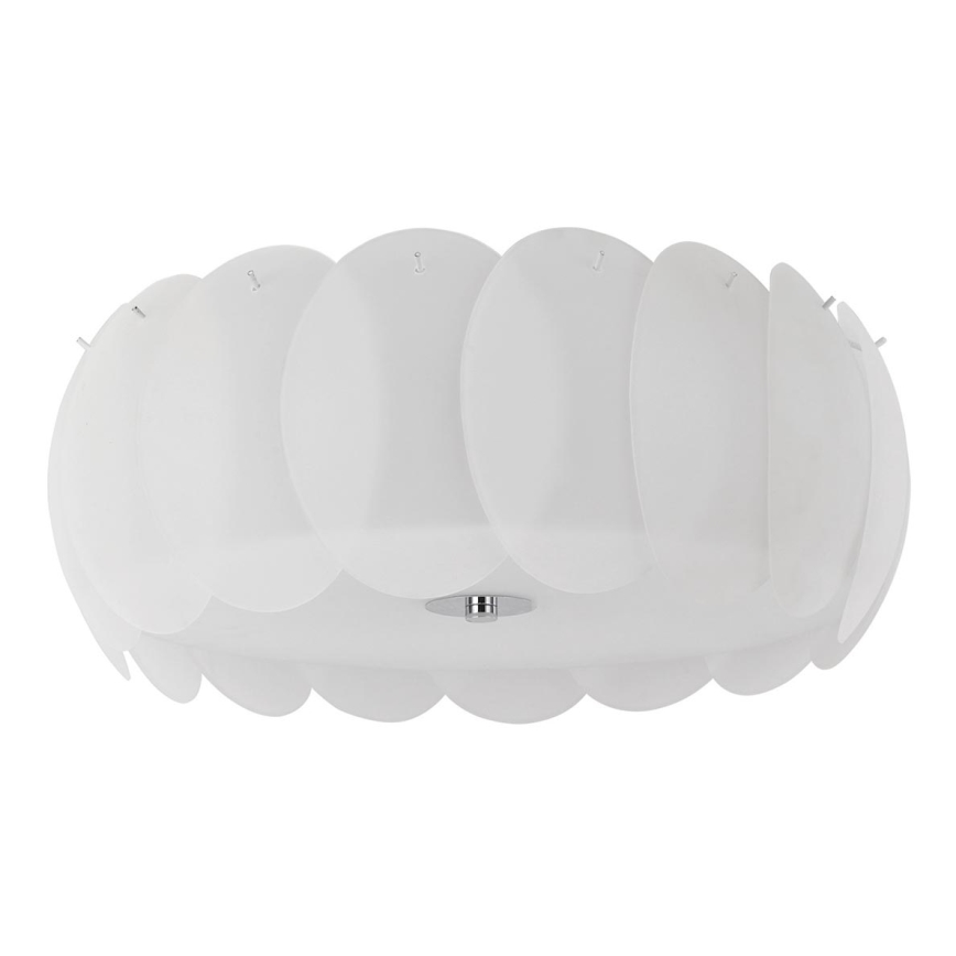 Ideal Lux - Stropna svjetiljka OVALINO 8xE27/60W/230V, promjer 53,5 cm, bijela