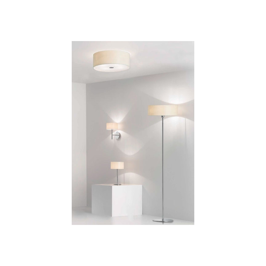 Ideal Lux - Stropna svjetiljka WOODY 4xE27/60W/230V pr. 50 cm bijela