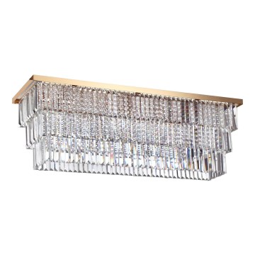 Ideal Lux - Stropno svjetlo MARTINEZ 8xE14/40W/230V zlatno