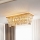 Ideal Lux - Stropno svjetlo MARTINEZ 8xE14/40W/230V zlatno
