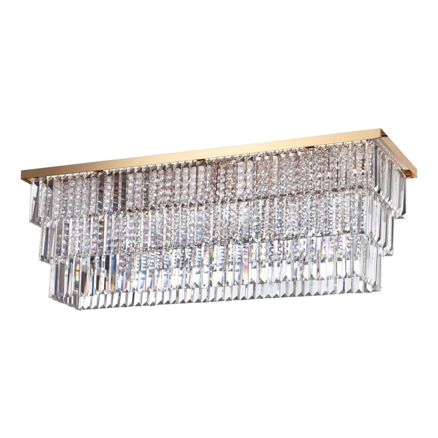 Ideal Lux - Stropno svjetlo MARTINEZ 8xE14/40W/230V zlatno