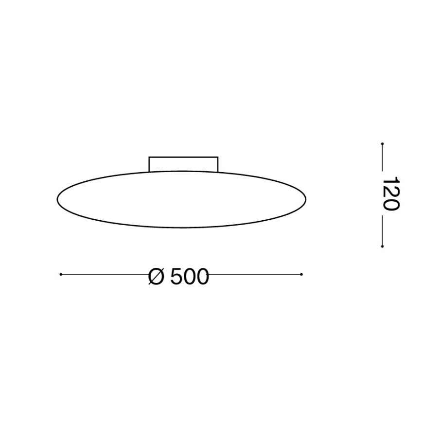 Ideal Lux - Stropno svjetlo SMARTIES 3xE27/42W/230V promjer 50 cm bijela