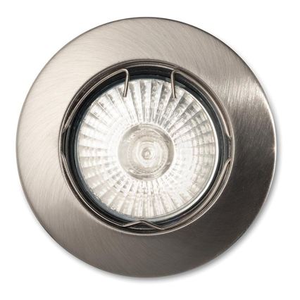 Ideal Lux - Ugradna stropna svjetiljka 1xGU10/50W/230V Ø 7,7 cm matni krom
