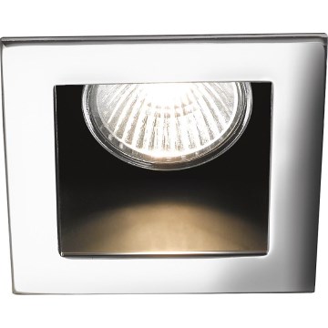 Ideal Lux - Ugradna stropna svjetiljka FUNKY 1xGU10/50W/230V 9x9 cm sjajni krom